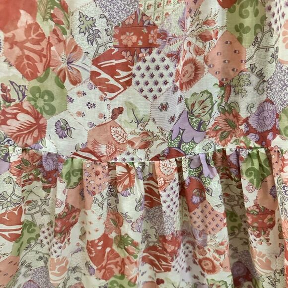 Vintage Rare Jack Kramer Prairie Floral Maxi Dress - small/medium - Picture 8 of 9